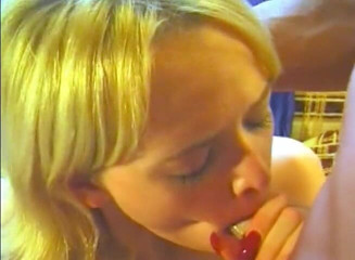 Teens Get it Hard: Blonde teen ass fucked and jizzed in mouth in close...