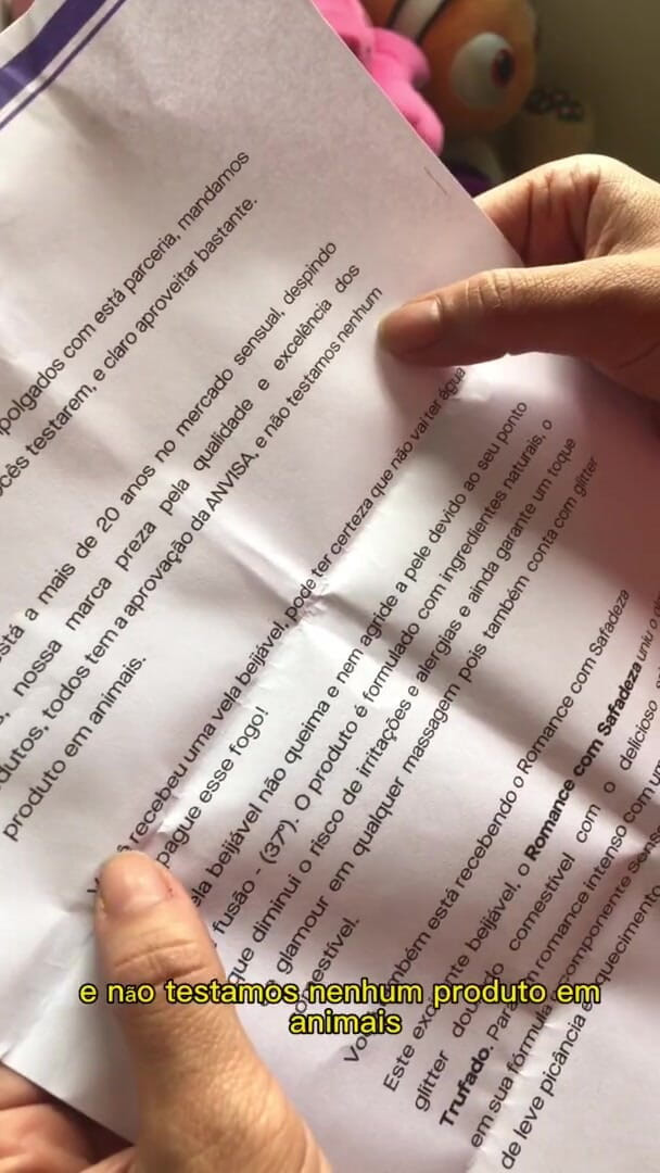 Espuleta Maia: Erhalten heute Patenschaft Buchstabe sexy Kosmetik