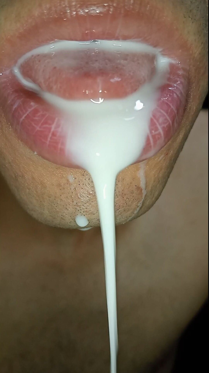 rey10rey10: Mouth Milk, Long Tongue, Sloopy, Hard, Kiss, Tongue, Playing with...