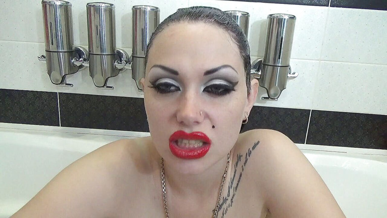Goddess Misha Goldy: Große lippen küssen, make-up &amp; mole fetisch WICHsanleitung
