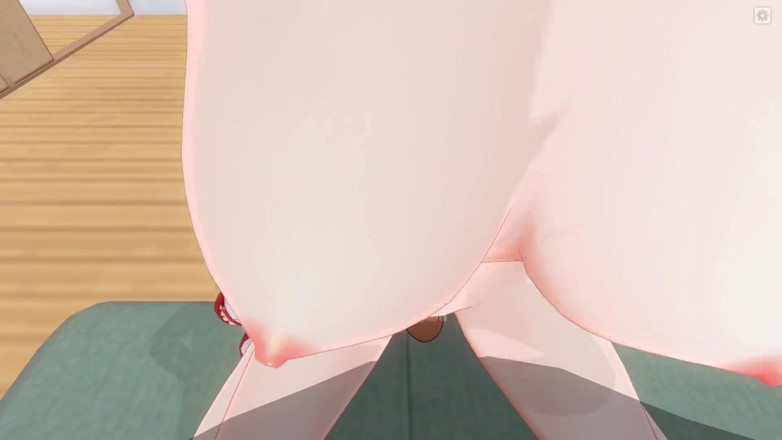 H3DC: 3D Hentai POV pielęgniarka pociera cycki na twarz i jeździ...