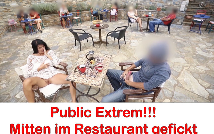 Alexandra Wett: Dokonce i v restauraci, šukání před hosty!