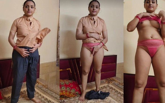 Khushboobhabi: 看到粉红色的阴户后，我的心变得很开心