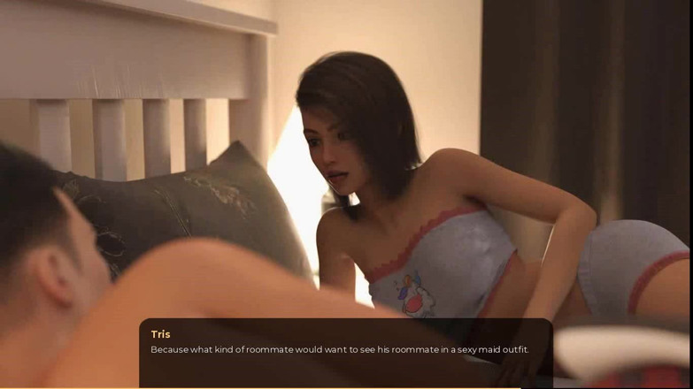 Dirty GamesXxX: No más efectivo: en la cama con su sexy roomie...