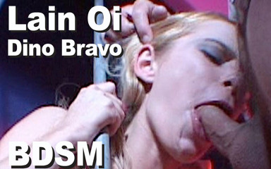 Picticon bondage and fetish: Lain Oi & Dino Bravo: nyepong kontol dan dicrot di muka
