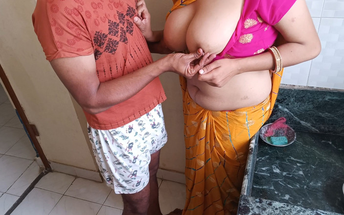 Yourdidipriya: Kaamwali, belle-fille mariée coquine, se fait baiser dans la cuisine...