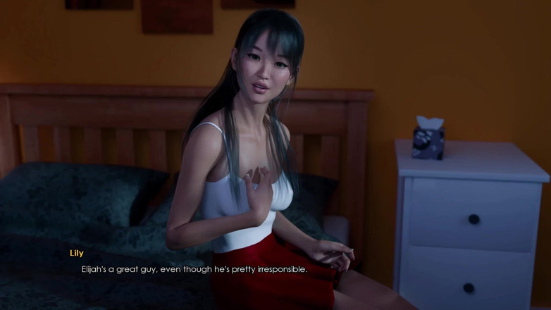 3D Cartoon Porn: Lust Academy 13 - Le premier baiser de James et Lity, nuit...