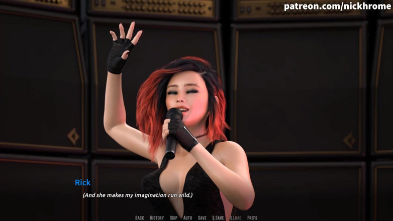 Visual Novels: Zostań gwiazdą rocka - część 7 - sprawia, że moja wyobraźnia działa dziko