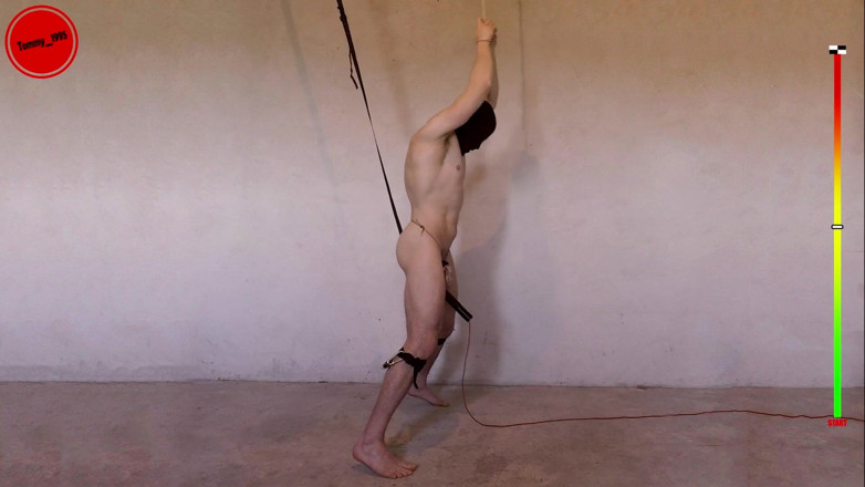Tommy_1995: Crochet anal + chasteté + vibromasseur edging - traite de la prostate, twink...