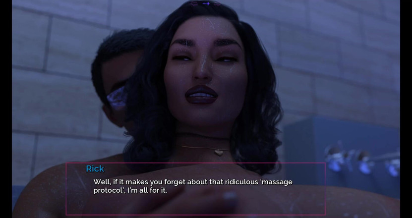 Visual Novels: Sei still und tanzen - teil 61 - blowjob in der sauna