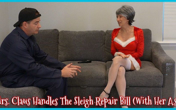 Milf Stella: Frau claus behandelt Sleigh Reparaturrechnung mit ihrem arsch - Fucktacular E63 -...
