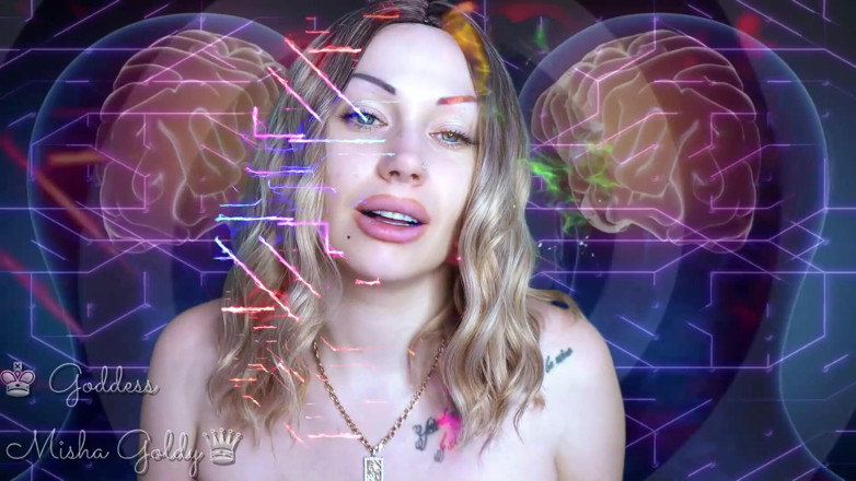 Goddess Misha Goldy: Reprogrammation de cerveau envoûtant ! Gâchettes ASMR chuchotant et fixation de...