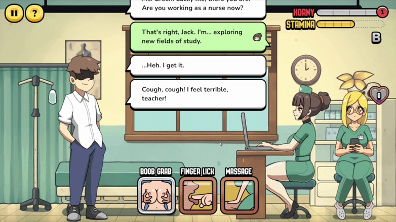 NSFWOtaku: Gioco hentai - studente problematico - lvl 2 insegnante scopa gli studenti