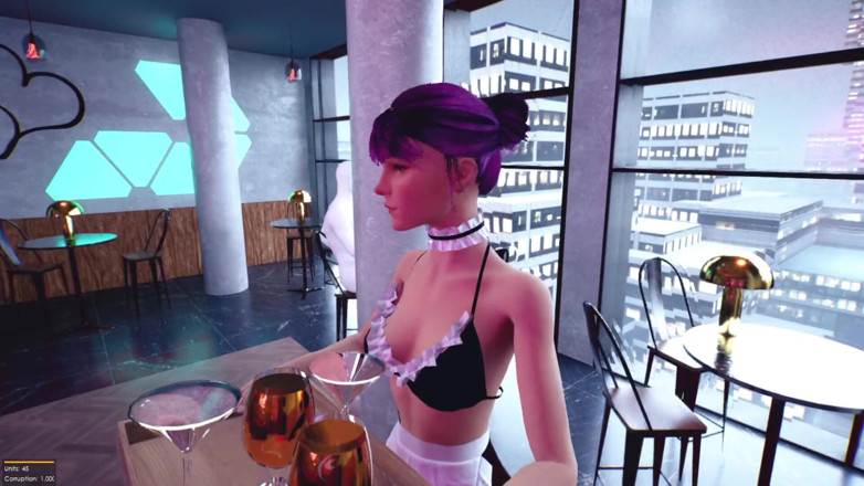 LewdArcade: Jeu de sexe de luxe moderne, partie 03. Jeu à poil