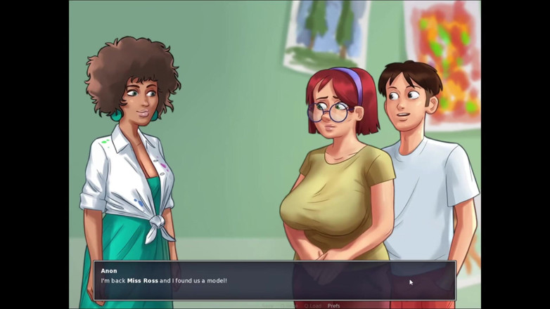 LewdArcade: Summertime saga Miss ross Animationssammlung [teil 33] Nacktes sexspiel [18+] Erwachsenenspiel