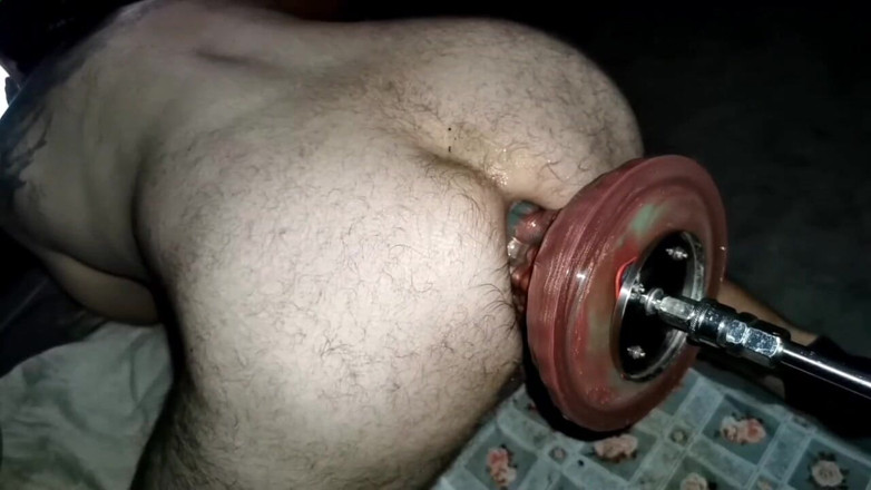 Fuck machine massaker: Mesin kongkek dengan dildo besar Mandrake xl sinnovator sisipan penuh