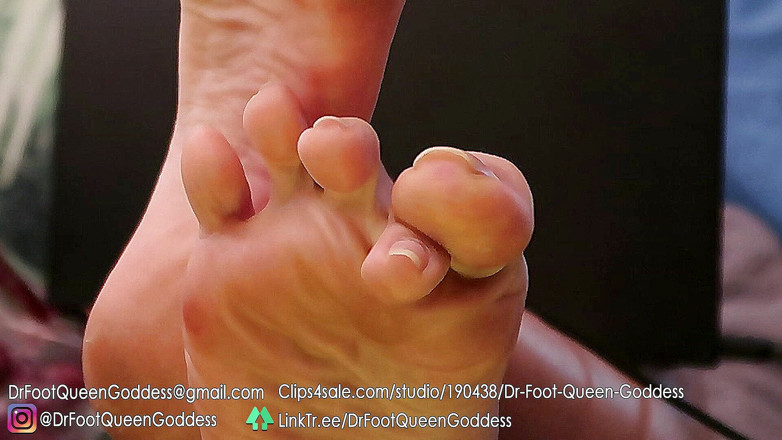 Dr. Foot Queen Goddess: Відверта підошва згинається, частина 2