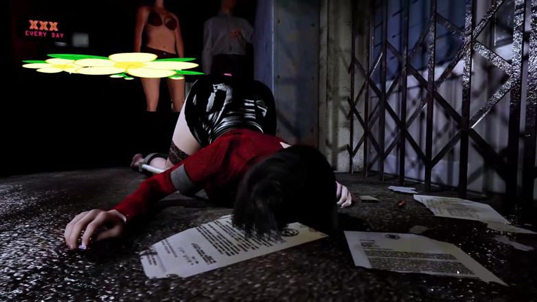 X Hentai: Heißes küken bekommt gangbang - 3D-hentai-animation v696