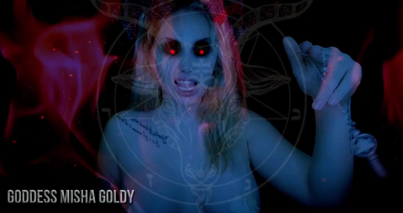 Goddess Misha Goldy: ¡Siente la felicidad de que te doy y se entrega...