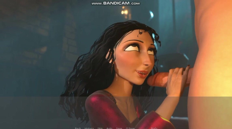 Divide XXX: 3d nsfw satisfaz mamãe Gothel