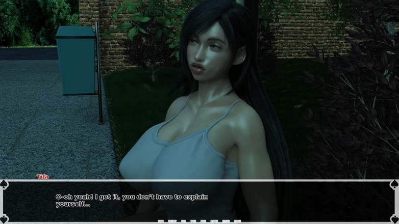 Dirty GamesXxX: Le paradis noir de Tifa surprend presque sa copine en...