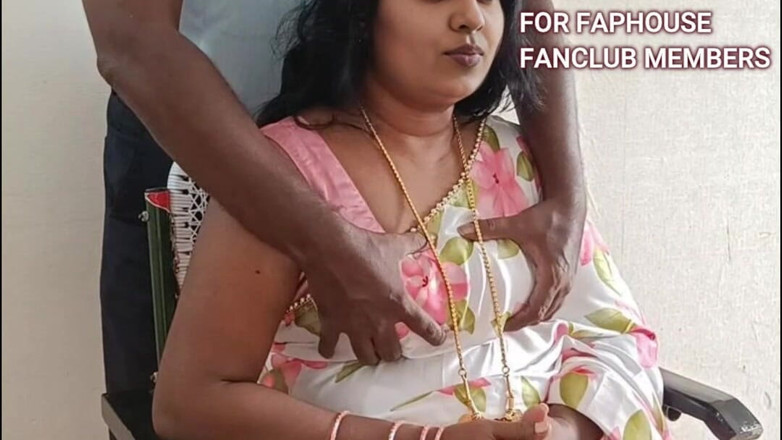 Luxmi Wife: Video facial en sari - tetas press