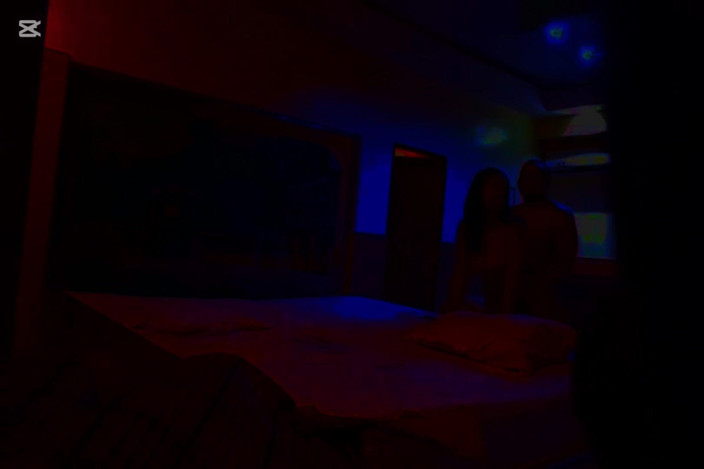 Afrocouple: Duro fodido em motel com luz vermelha parte 3