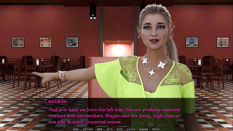 Dirty GamesXxX: Reclusive Bay: seksowne dziewczyny w restauracji ep. 3