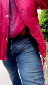 Out Walking Commando and the Monster Inside My Jeans Is Bulging Out