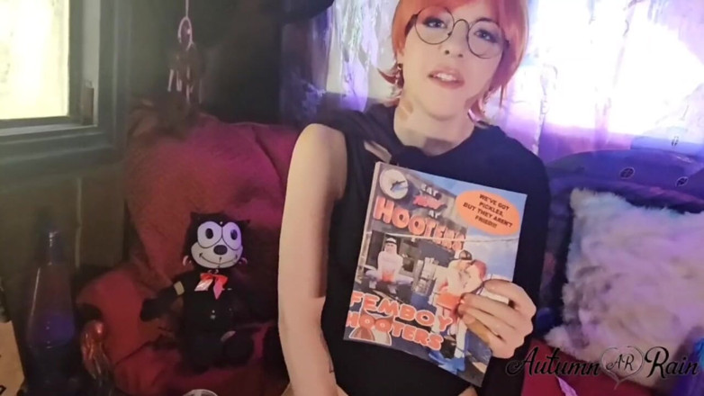 Autumn Rain: Phù thủy tgirl thủ dâm trong một ngôi nhà trên...