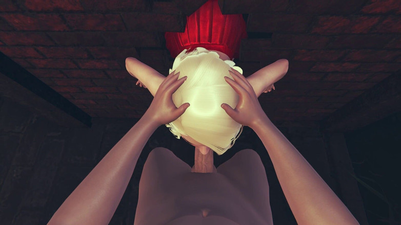 Joas22222: Superwoman Gloryhole Surprise - Park Deepthroat BJ &amp; Titjob - Carga maciça de...