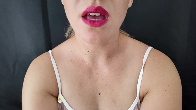 Stacey Reid: Kouření z červených rtů JOI Cum Odpočítávání od 60