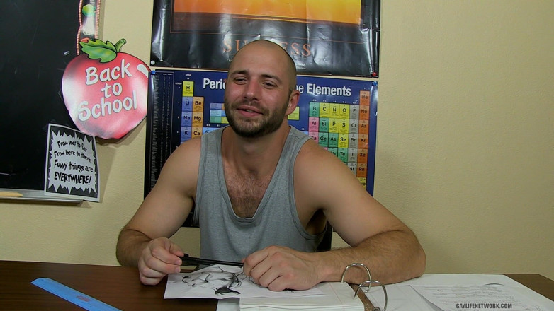 Teach Twinks: Hunky David interviewen