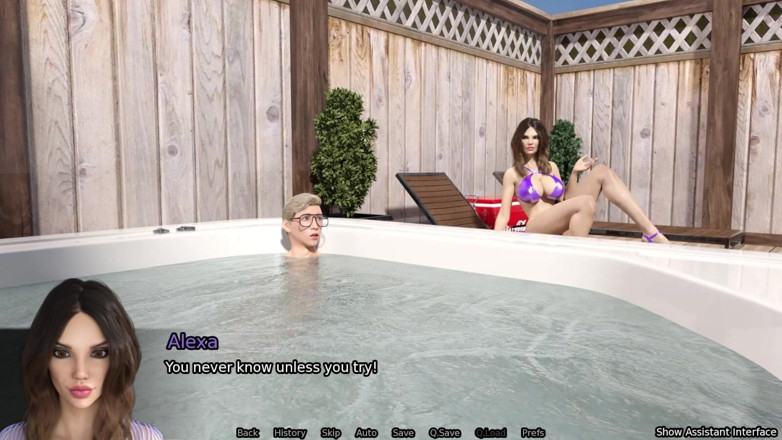 Nala plays games 77Futas: Sexbot rails belle-mère au bord de la piscine - Sexbot Futa...