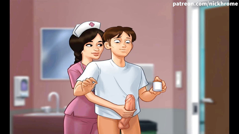 Cartoon Universal: Desenho animado alemão parte 146 - médica puta masturba meu pau grande