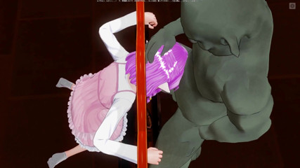 H3DC: 3D Hentai BDSM Związany elf ssie wielki kutas