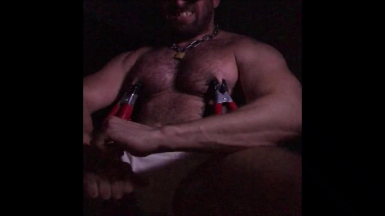 HairyHunkPig: Hairy Hunk Pig - Nipple Training and Handjob