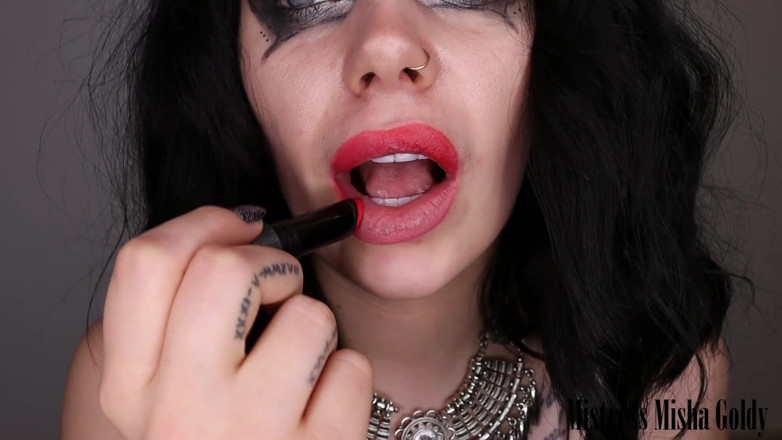 Goddess Misha Goldy: La trance con il rossetto magico dalla strega voodoo per...