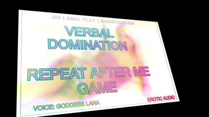 Campsissyboi: Joi anal jogar jogo de dominação verbal