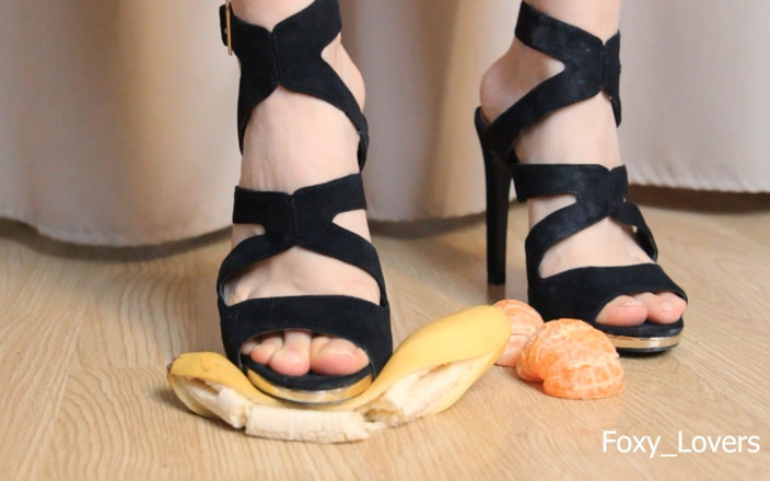 Foxy_Lovers: Kasut tumit tinggi Pisang dan Tangerine Crush
