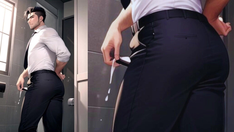 Real narrated fantasy Hentai: ¡sexo Grupal Gay Caliente En La Oficina Con El Jefe...