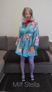 Betty in a Robe & Scarf