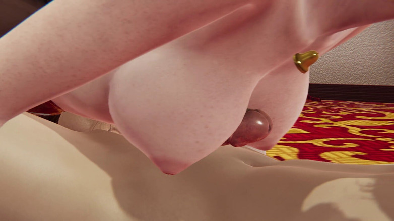 Joas22222: Pipe de Noël, une fille anime sexy en collants se...