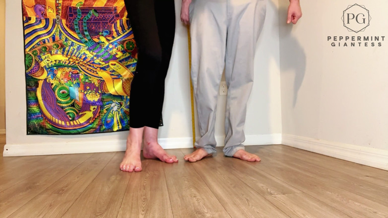 Peppermint Giantess: Ta petite taille 13 pieds vs ma géante taille 16 pieds - domination...