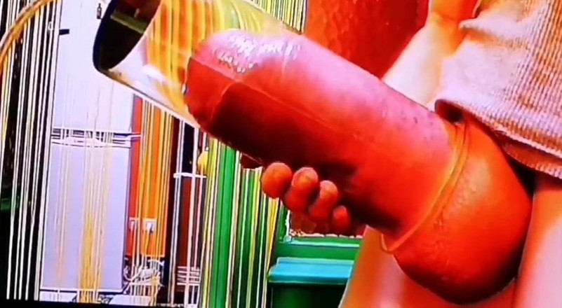 Monster_Meat_: Накачування силіконового члена, наповненого силіконовим членом 1380cc silicone