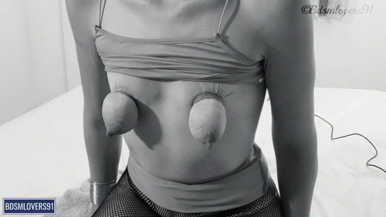 Bdsmlovers91: Las mejores tetas caídas en esclavitud de bandas de goma -...