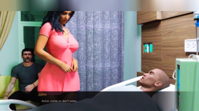 3DXXXTEEN2 Cartoon: Anna si fa impazzire in ospedale. Sesso cartone porno 3D