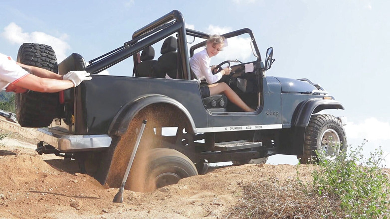 Angel The Dreamgirl: Ga uit de auto en duw de auto harder ...