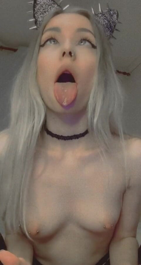 Dirty slut 666: Ahegao Kitty Vil a un mlk !