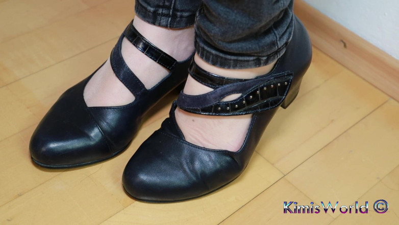 KimisWorld: Calcinha pura usada e sapatos estilo dança - elegante provocação com...